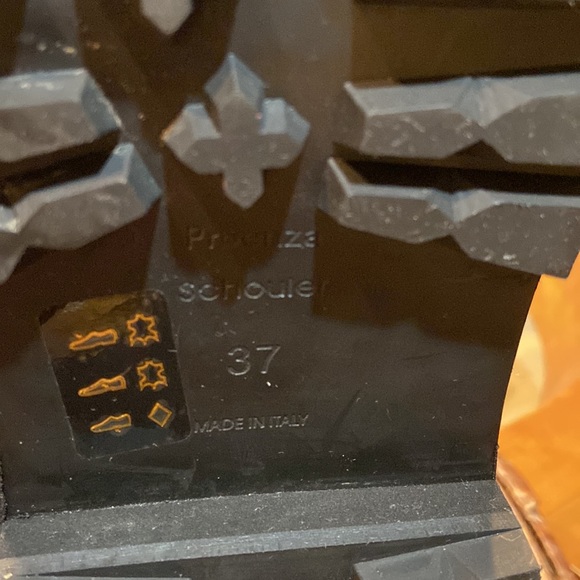 NWOT PROENZA SCHOULER Leather Combat Boots - Picture 9 of 12